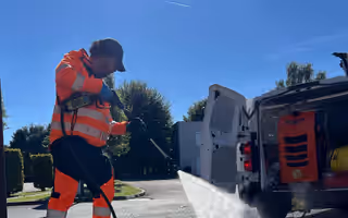 Nettoyage haute pression d’un réseau de canalisation